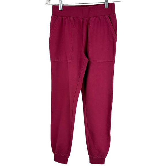 Marine Layer NWOT Joggers Sammi Cabernet Pink Size M Pockets Cozy Comfy Pant - Picture 2 of 8